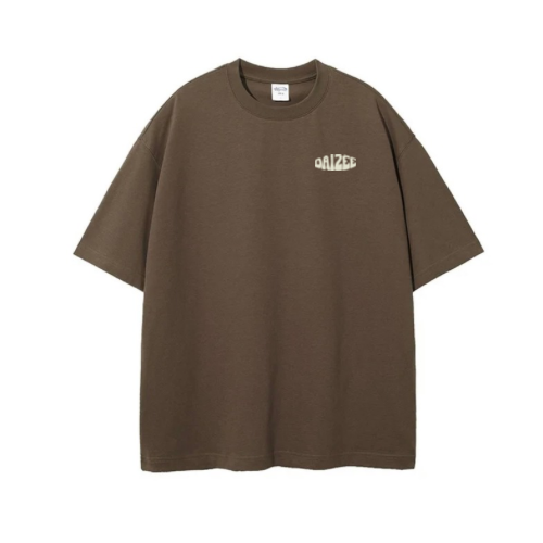 SHELLY COTTON TEE CHOCOLATE
