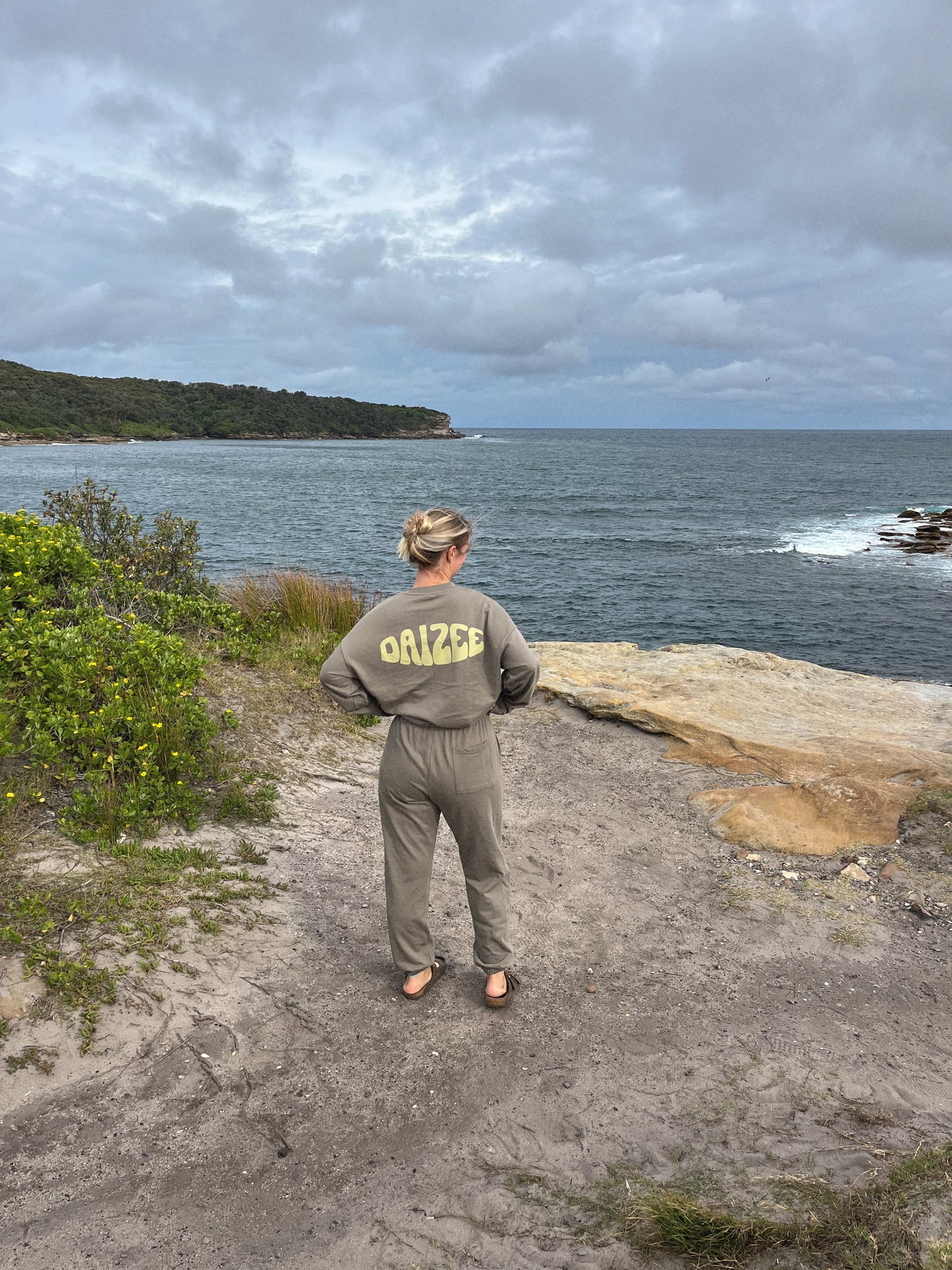 SHELLY TERRY COTTON SWEATSHIRT PISTACHIO