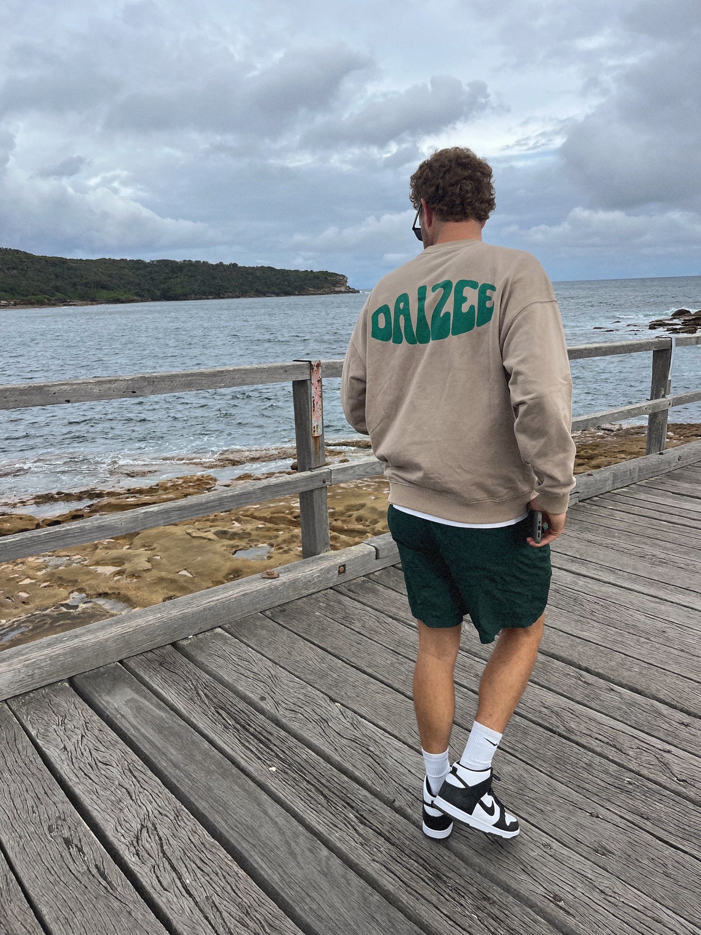 SHELLY TERRY COTTON SWEATSHIRT SAND