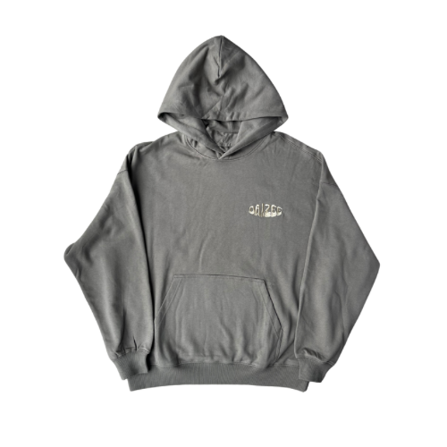 SHELLY TERRY COTTON HOODIE PISTACHIO