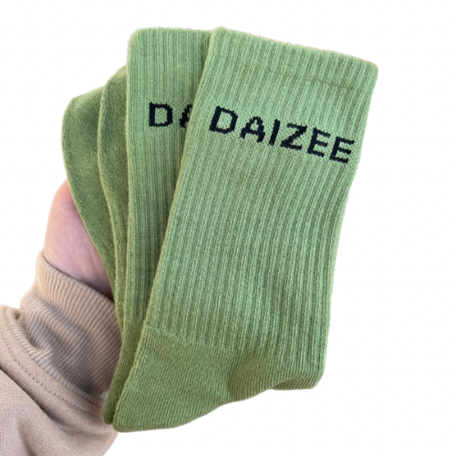 DAIZEE CREW SOCKS GREEN